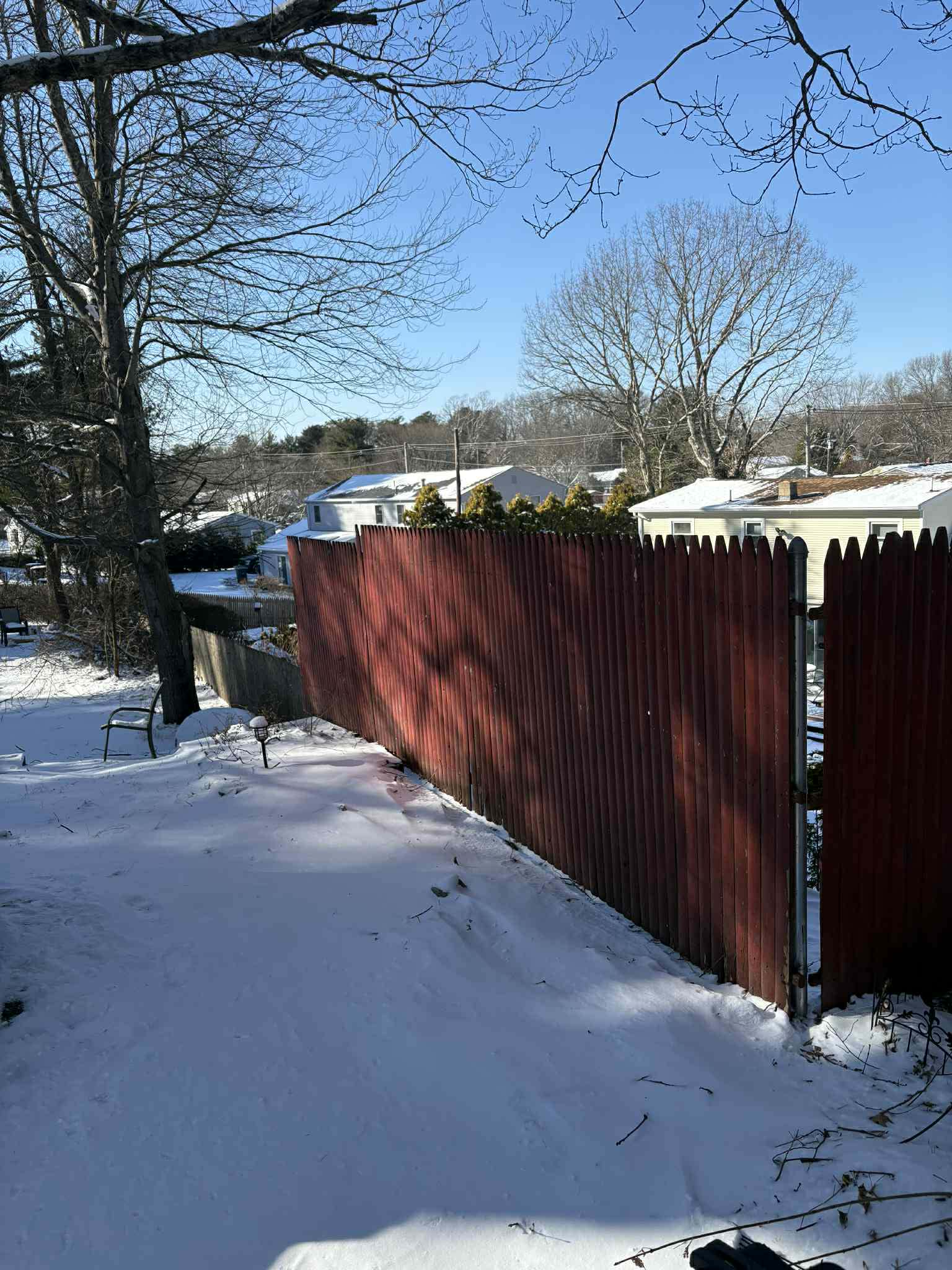 Fence repair project for Chad in Coventry